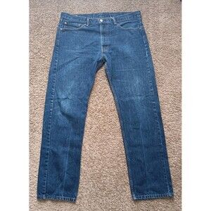 Levi's 505 Jeans Men's 38x34 Blue Denim Straight